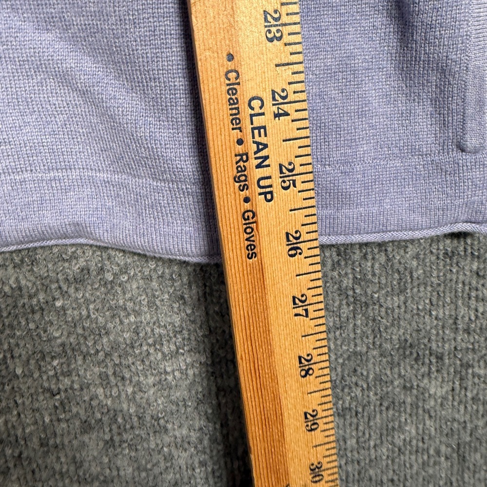 Purejill Size Small Sweater Top Purple‎ Cotton Cashmere Kimono Sleeves Lagenlook - Picture 8 of 9